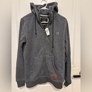 Quick Silver NWT zip up hoodie Small